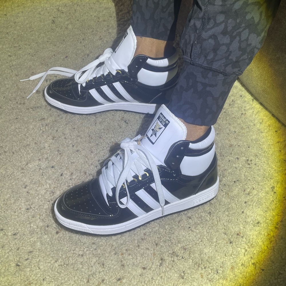 Adidas Top Ten RB Black and White High-Tops NEW UNUSED